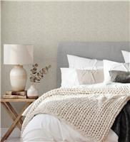 Arthouse Leaf Print Neutral Wallpaper