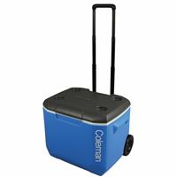 Coleman 60QT Blue Performance Cool Box On Wheels - 56 Litres