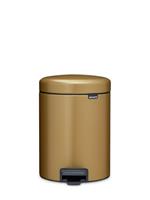 Brabantia NewIcon 5 Liter Pedal Bin - Warm Brass