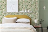 Arthouse Leopard Arches Sage Green Wallpaper