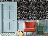 Arthouse Lush Paradise Black Wallpaper