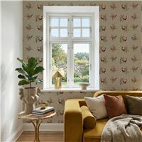 Arthouse Pheasant Meadow Natural Wallpaper