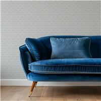 Arthouse Scallop Shells Blue Wallpaper