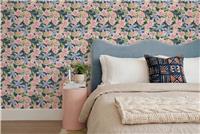 Arthouse Watercolour Floral Navy Wallpaper