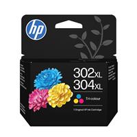 HP 302 XL/304XL Original Ink Cartridge Tri-Colour