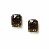 Freedom Brown Crystal Studs Earrings