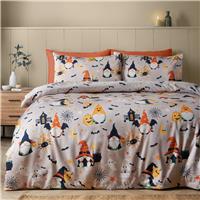 Catherine Lansfield Halloween Gonks Natural Bedding Set - King size