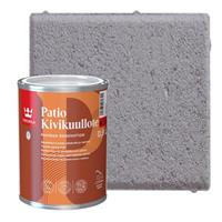 Tikkurila EK01 Patio Paving Stain Matt Paint 1L - Light Grey