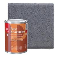 Tikkurila EK02 Patio Paving Stain Matt Paint 1L - Grey