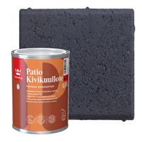 Tikkurila EK04 Patio Paving Stain Matt Paint 1L - Dark Grey