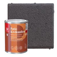 Tikkurila EK05 Patio Paving Stain Matt Paint 1L - Dark Grey