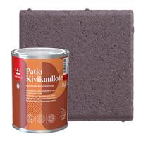 Tikkurila EK06 Patio Paving Stain Matt Paint 1L - Slate Grey