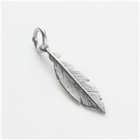 Revere 925 Sterling Silver Feather Charm