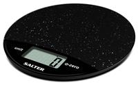 Salter Round Marble Digital Kitchen Scale - Black