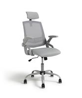 Habitat Milton Mesh Ergonomic Office Chair - Grey