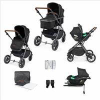 Ickle Bubba Cosmo Cirrus ISOFIX Travel System - Black Tan