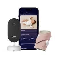 Owlet Dream Duo Sock & Sight 2K HD Smart Baby Monitor - Pink