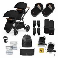 Ickle Bubba Virgo Twin Nimbus Spin Travel System - Black
