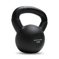 Northern 10kg Neoprene Cast Iron Kettlebell - Black