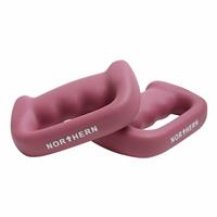 Northern D-Shaped Boxing Dumbbells Pink - 2 x 1kg