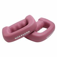Northern D-Shaped Boxing Dumbbells Pink - 2 x 4kg