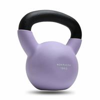 Northern 10kg Neoprene Cast Iron Kettlebell - Soft Lavender