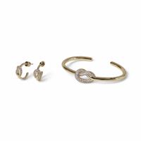 Liars & Lovers Knot Earrings and Bangle Set