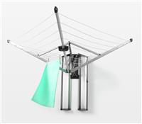 Brabantia 24m Wall Mounted Clothes Airer - Metallic Grey