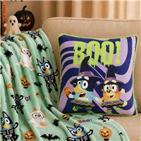 Bluey Halloween Cushion Purple - 35x35cm