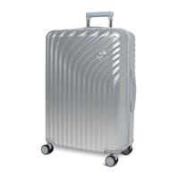Rock Vesta 8 Wheel Hard Suitcase - Medium, Silver