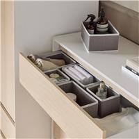 Argos Home Pack of 6 Drawer Organisers - Grey