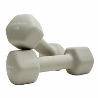 Northern Neoprene Hex Dumbbells Natural - 2 x 3kg