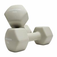 Northern Neoprene Hex Dumbbells Natural - 2 x 7kg