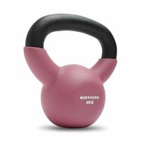 Northern 4kg Neoprene Cast Iron Kettlebell - Dusk Pink