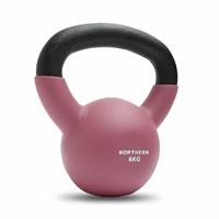 Northern 6kg Neoprene Cast Iron Kettlebell - Dusk Pink