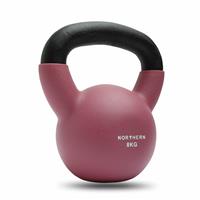 Northern 8kg Neoprene Cast Iron Kettlebell - Dusk Pink