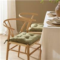 Yard Slub Cotton Moss Seat Pad 2 Pack - 40x40cm