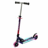 KPop Demon Hunters Lazerlite Folding Inline 2 Wheel Scooter - Pink