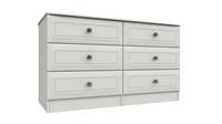 Rendlesham 6 Drawer Chest - White