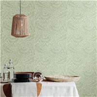 Hoopla Walls Elegance Leaf Vine Sage Wallpaper