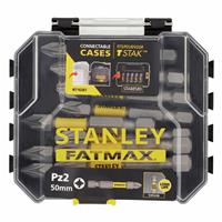 Stanley Fatmax 50mm Torsion Screwdriver Bits Small Bulk Storage Pz2 x10