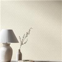 Hoopla Walls Purity Mini Leaf Linen Wallpaper