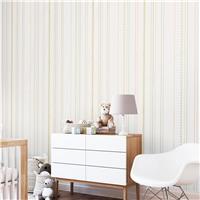 Hoopla Walls Stripey Dolly Mix Wallpaper