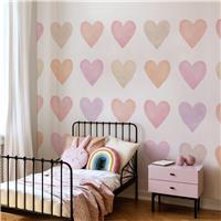 Origin Murals Colour My Heart Blush Wall Mural