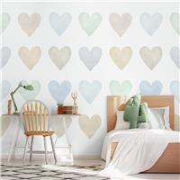 Origin Murals Colour My Heart Duckegg Wall Mural