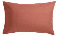 Habitat Polycotton Standard Pillowcase Pair - Rust