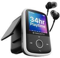 Oakcastle MP250 Wireless Pocket Bluetooth MP3 Player - Black & White
