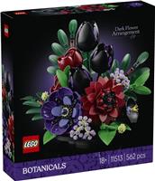 LEGO Botanicals Dark Flower Arrangement Building Set for Adults 11513