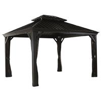 Sojag Messina 3m x 3.7m Garden Gazebo - Grey