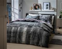 Argos Home New York & Stripe Black Bedding Set - Kingsize